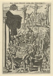 Kristus na kříži a hostina od Philips van Mallery